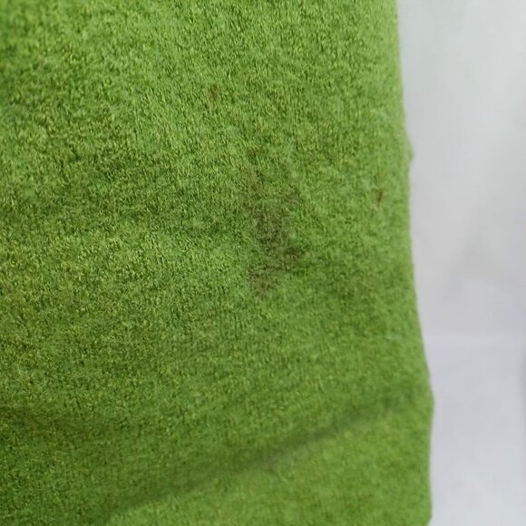Coldwater Creek Green Wool Blend Button Up Jacket W/ Pockets M - Picture 4 of 10